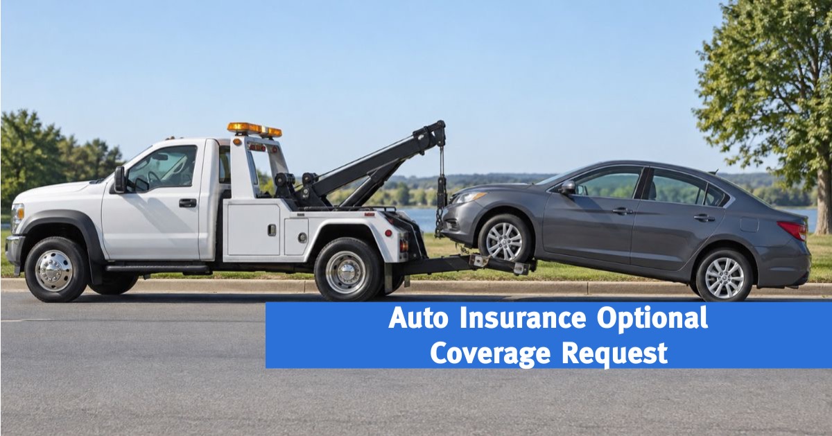 Auto Insurance Optional Coverage Request Banner