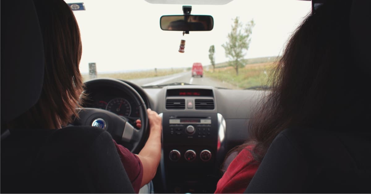 Driver and passenger