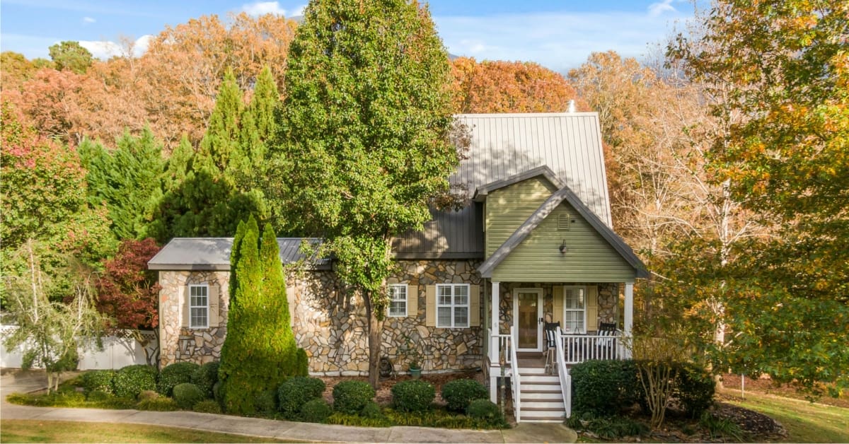 House with trees