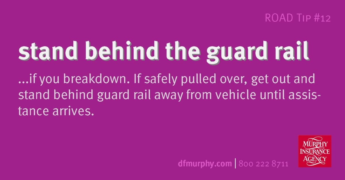 RR #12 Stand behind guard rail