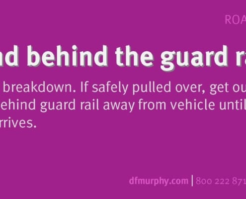 RR #12 Stand behind guard rail