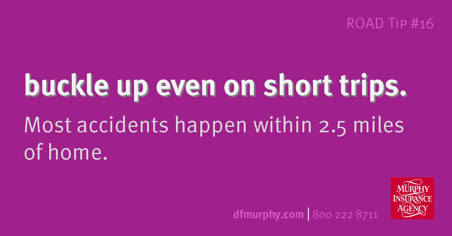 RR #16 buckle on short trips