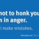 RR #3 Try not to honk in anger