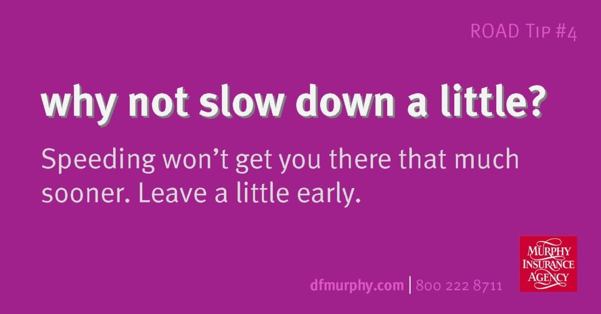 RR #4 why not slow down