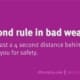 RRules 4 second rule in bad weather #28