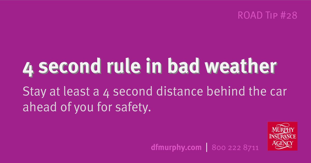 RRules 4 second rule in bad weather #28