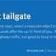 RRules Don't tailgate #23