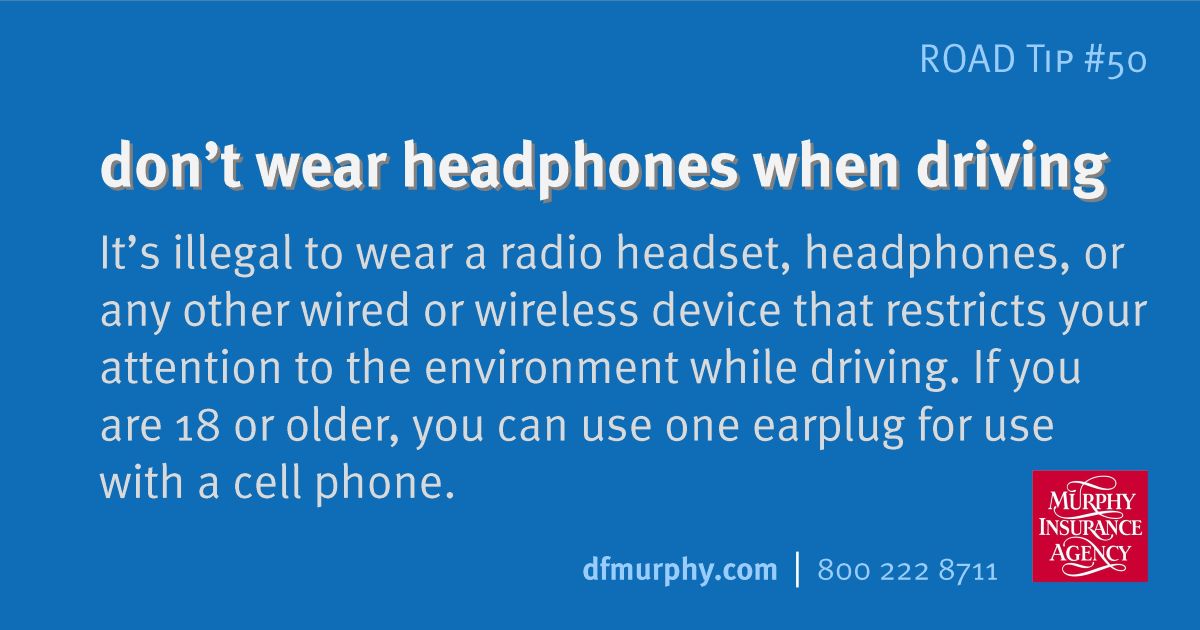 RRules Don't wear headphones when driving #50