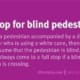 RRules Full stop for blind pedestrians #48