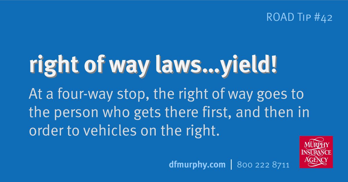 RRules Right of way laws...yield #42