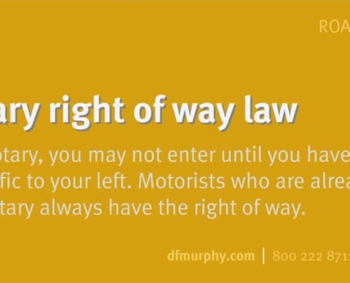 RRules Rotary right of way law #43
