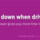 RRules Slow down when driving #24