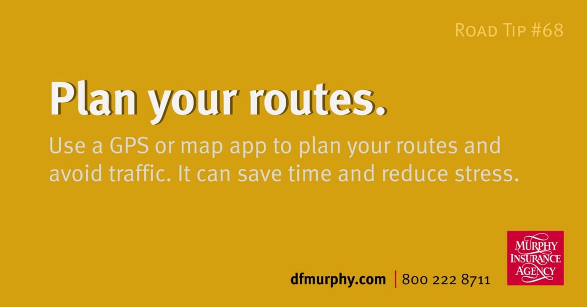 Plan your routes Road tip 68