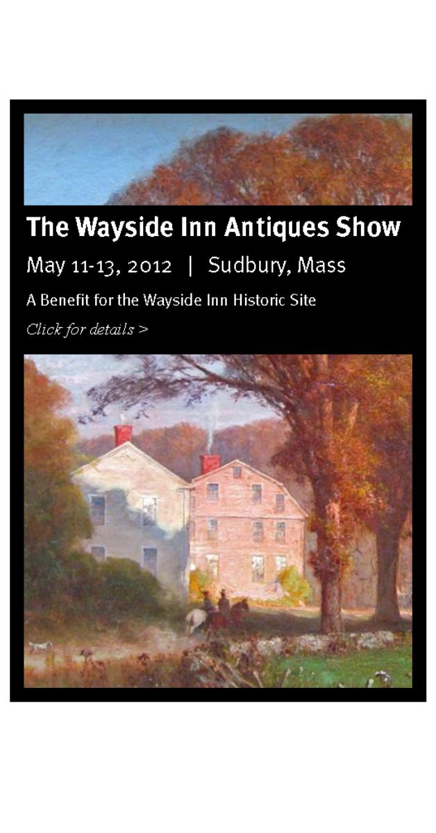 Wayside Inn Antiques Show co-sponsored by Murphy Insurance